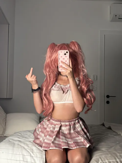 What would you do if I tell you to wear pink panties to your work? by PinkDolxo