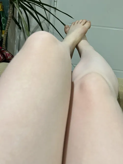 What would you rate my albino legs? 18F by WickedMistressx