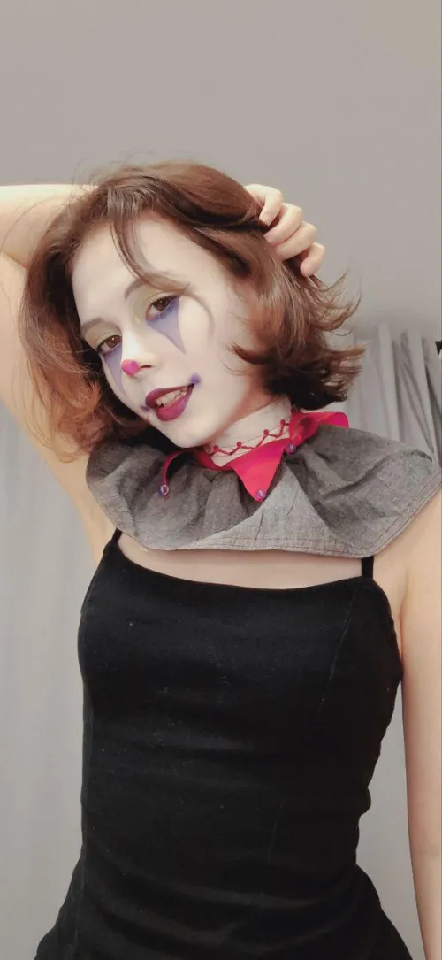 what's the wors part about playing tag with a clown? by CtrlShiftUndress