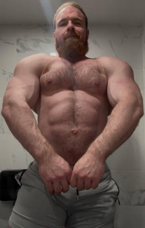 When he has (pec) dimples  by pec_inspector