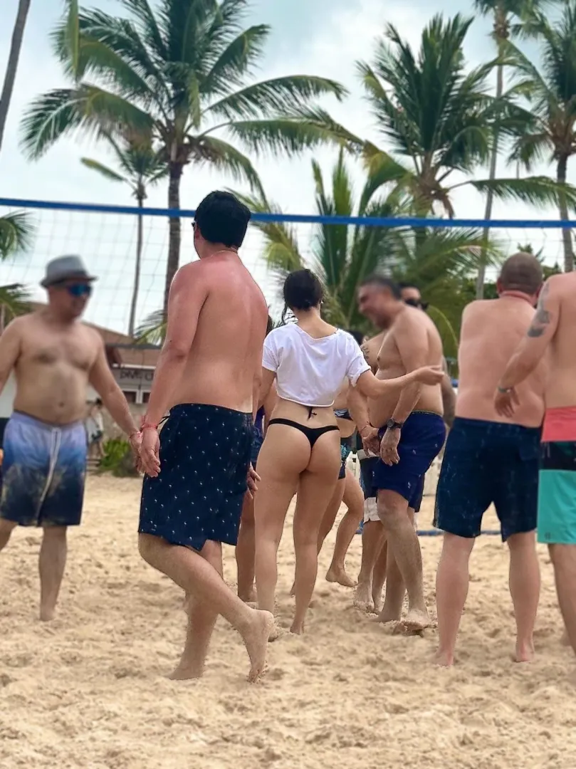 When he wants to show you off during vacations posted by CestDeux