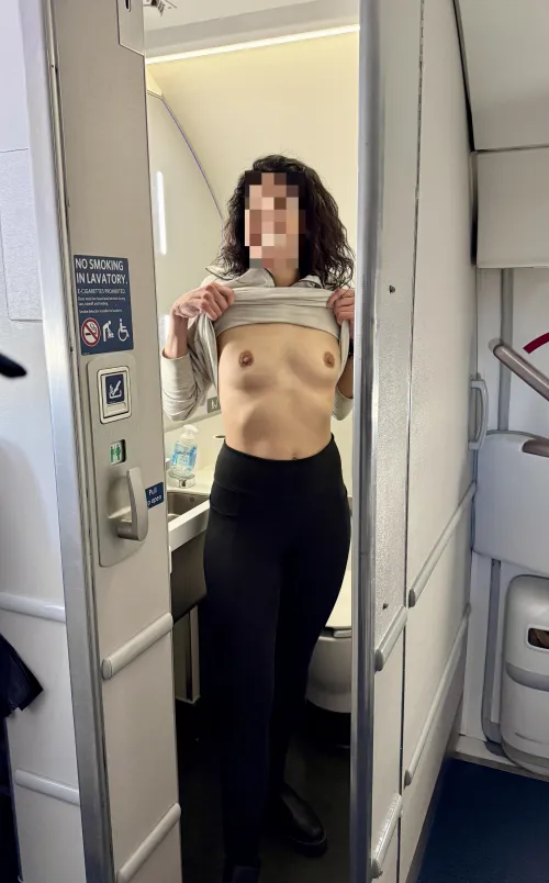 When heading to a sex party you get your tits out on the plane, I don’t make the rules. by Mtnnudes