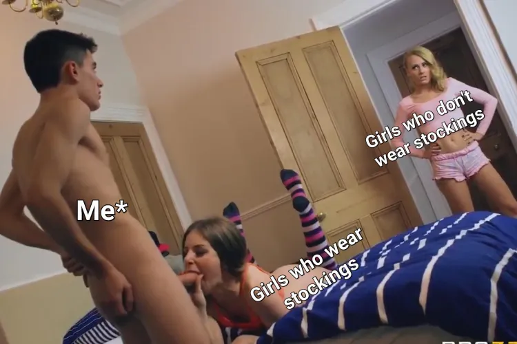 When She Wears Stockings... just Bend Over  by ObsidianBullXXX