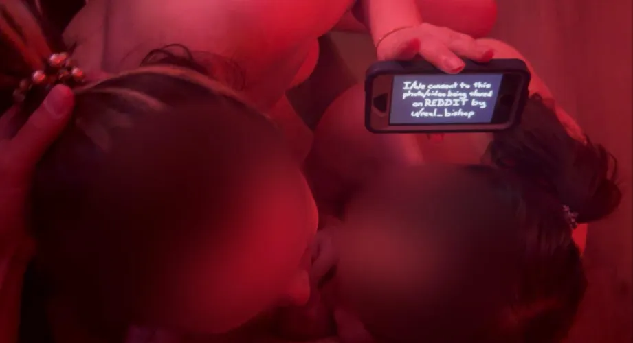 When two AAMP girls drop to their knees for a standing BBBJ session  by real_bishop