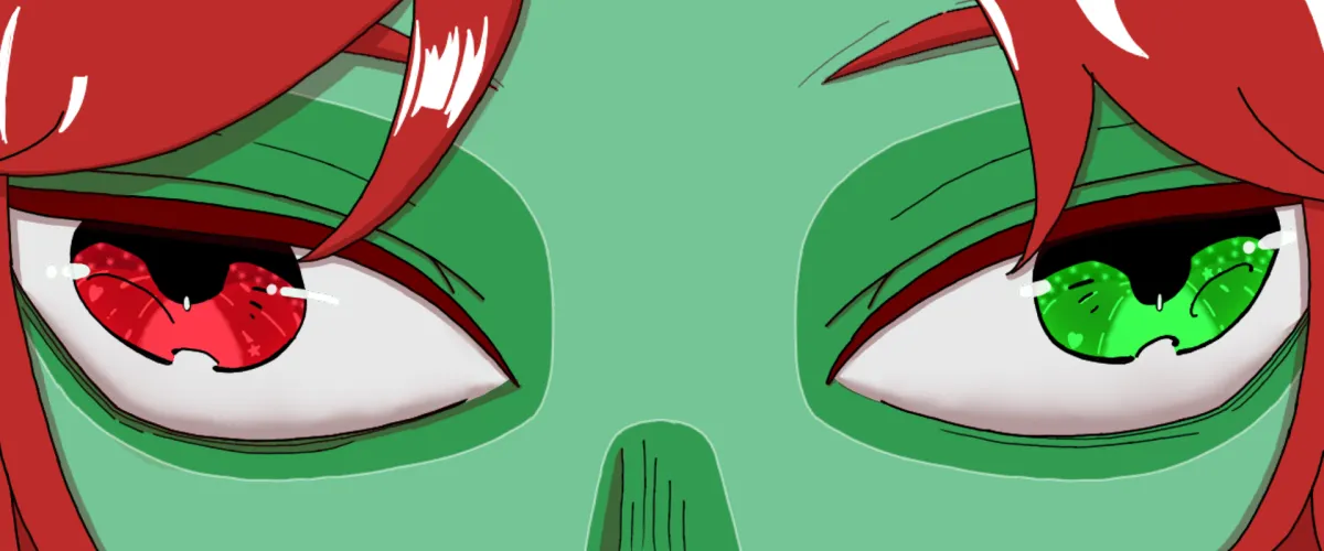 When you ragebait your local slime girl a little too much this is the last thing you will see. (Made by me!) by crashtreborn