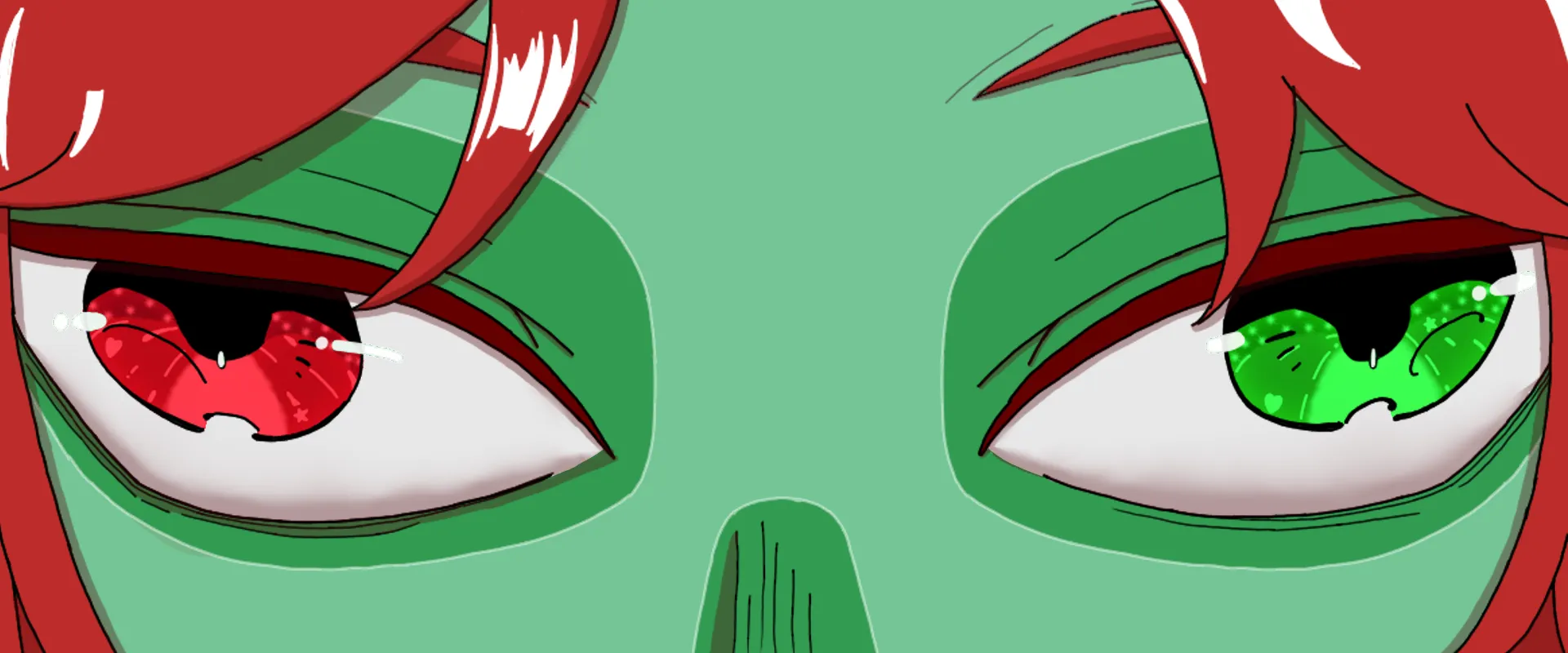 When you ragebait your local slime girl a little too much this is the last thing you will see. (Made by me!) posted by crashtreborn