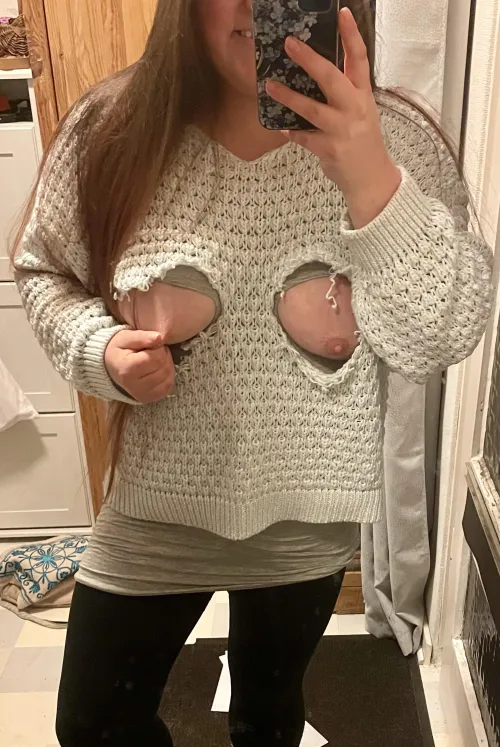 When you’re Daddy’s braindead slut and want to dress the part, but it’s -17 degrees outside by Care_Bear_32