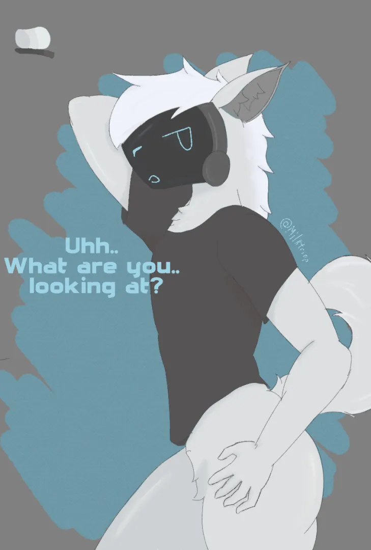 Where are you looking..? (Art by me!!) posted by iDarkNess_