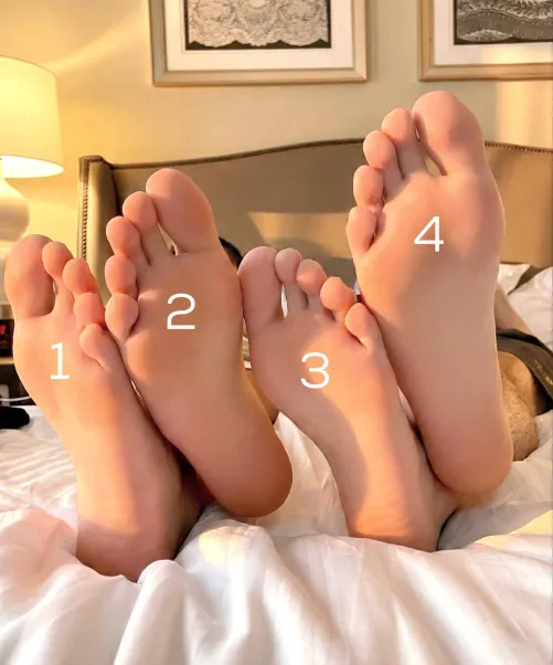 Which foot are you tasting first? by LiamAndAustin
