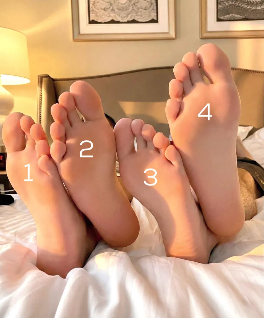 Which foot are you tasting first? posted by LiamAndAustin