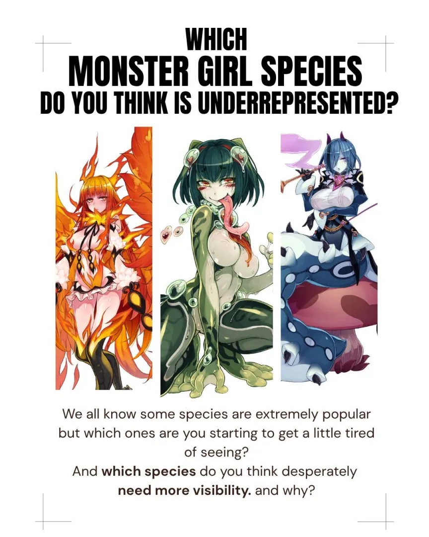 Which monster girl species do you think is underrepresented? posted by FunTimeGhostGuy