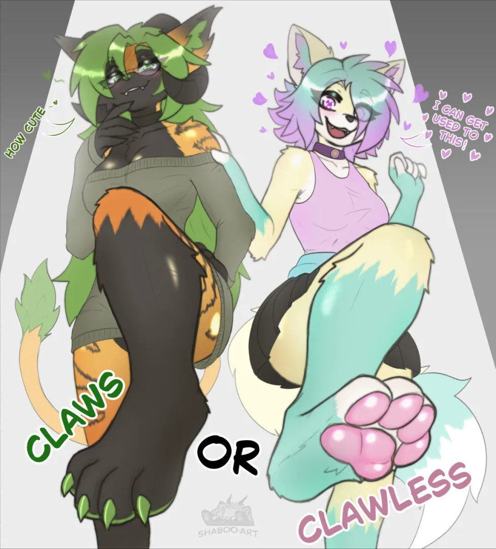 Which paws do you prefer? [FF] (Shaboo) posted by A_MASSIVE_PERVERT