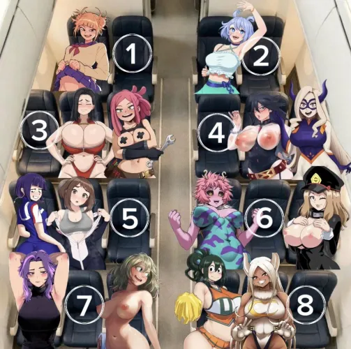 Which seat will you take for an 8 hour flight? by MHAtournament