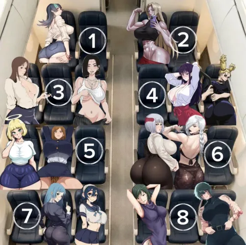 Which seat will you take for an 8 hour flight? by DS-JJK_Tournament