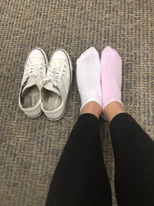 Which sock do you want to cum on? by EmilyPregByWhite