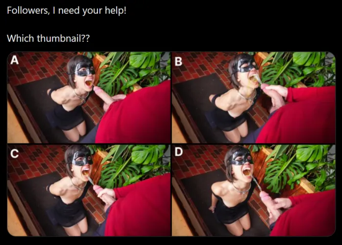 Which thumbnail is best? Vote here or on X (twitter)  posted by BruceAndMorgan