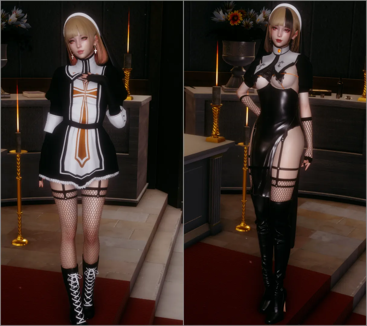 Which version would you rather meet at church? posted by -honokan-