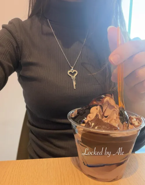 While I enjoy my ice cream, someone is thinking a little too much about this key  by LockedByAle