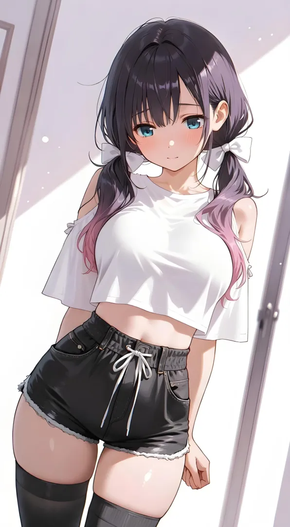 White Crop Top posted by WoolsonDaSheep