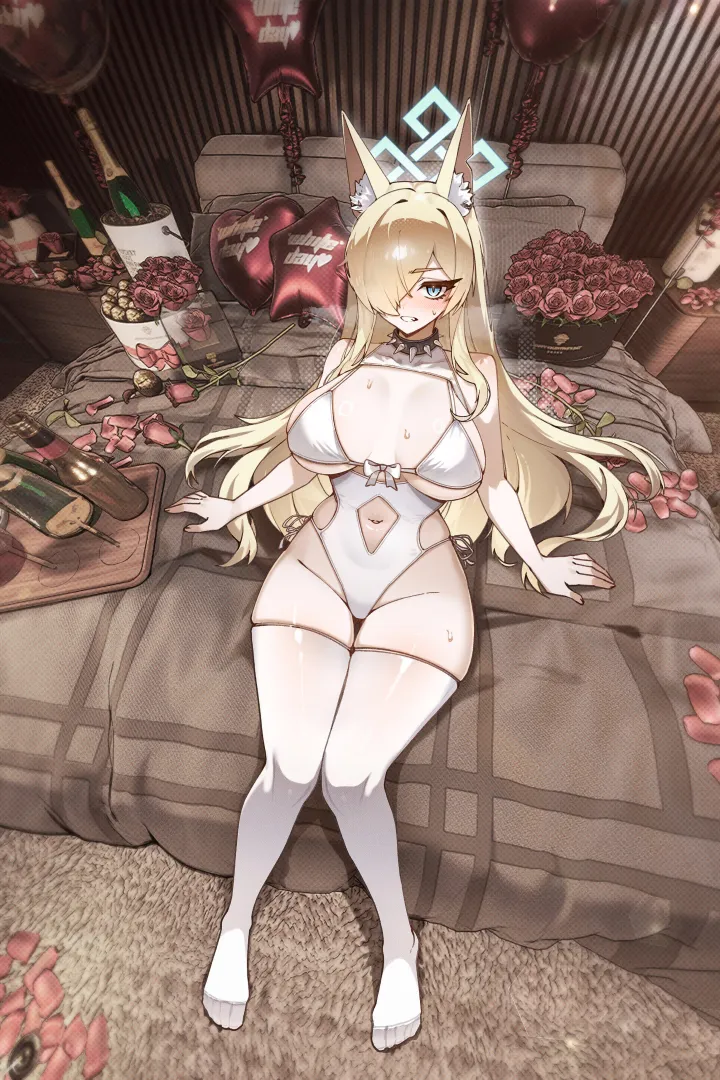 White Day with Kanna (MIcASA_TTo) [Blue Archive] posted by llamanatee