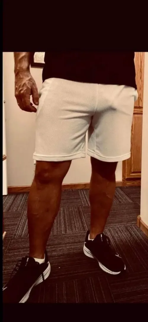 White shorts show off the sun tan. ☀️ by KoolBreewz