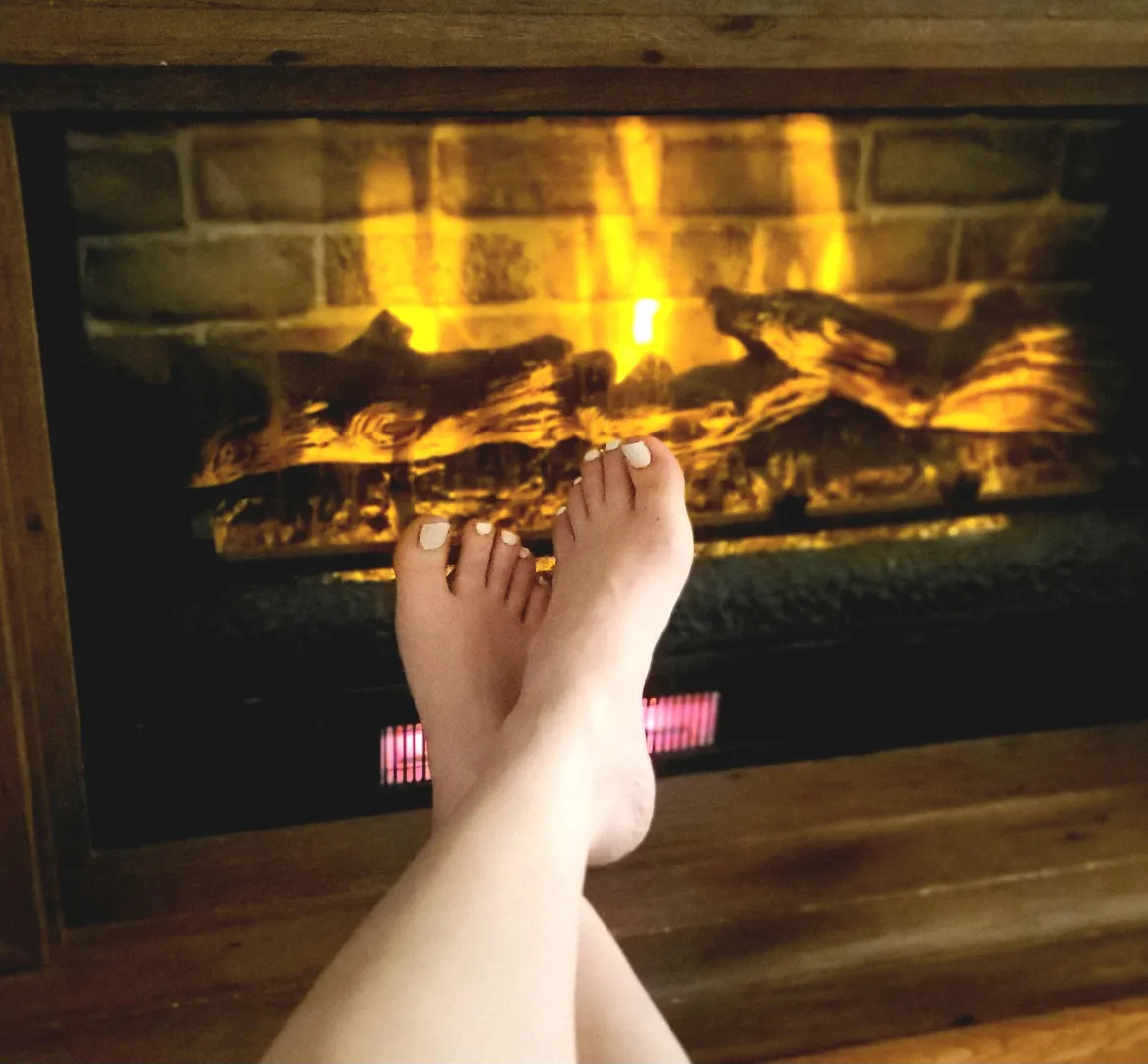 White toes kind of mood  posted by CozyToesAlaska