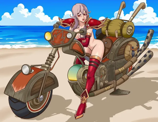 Whitemane on a bike (Artiste : Moilancelot) it's an artwork I will use for my game Scarlet Ashbringer, I wanted to share it by Dahns