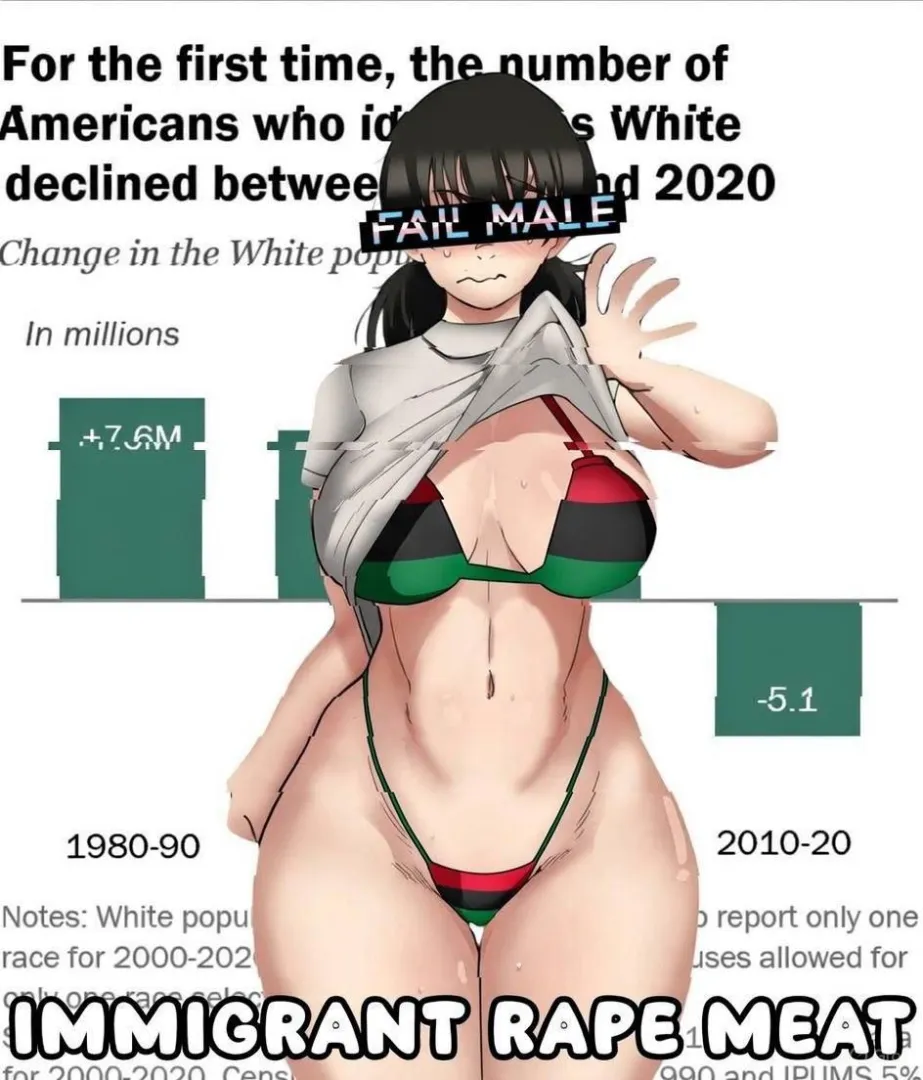 whites can’t keep up posted by Blackedfemby