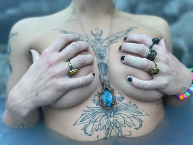 Who wants to soak in these gorgeous hot springs? by _Fangbang