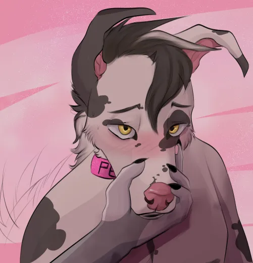 Who's a good boy? [art by me] by simplydog_