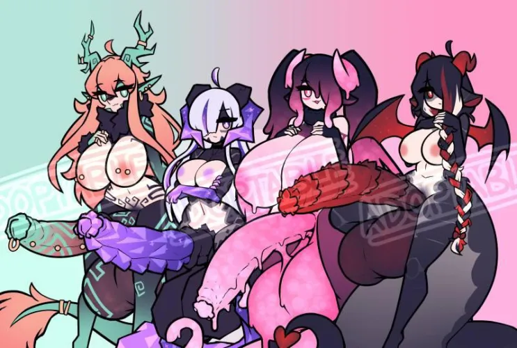 Who’s the best? My choice:with dark hair and red eye.Your opinion? by DvB_for_