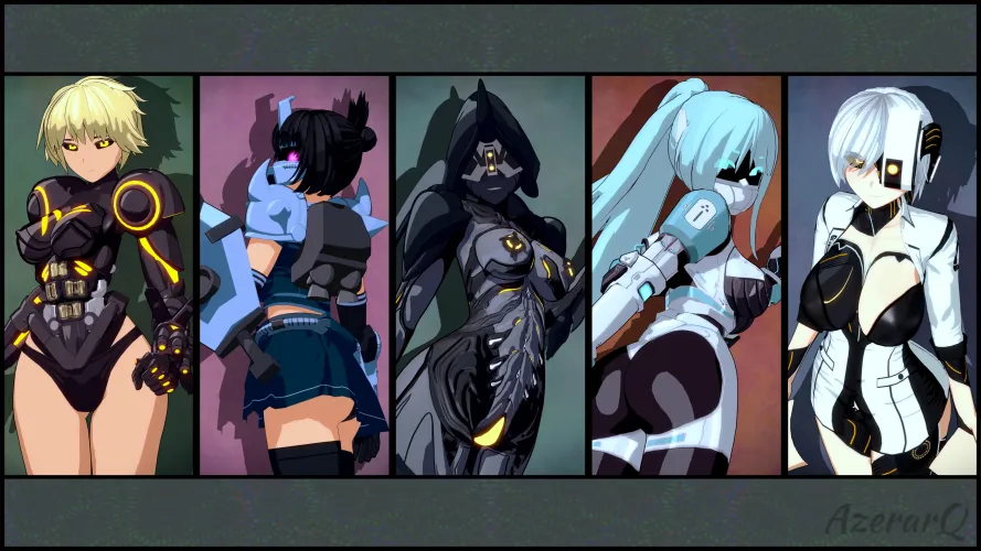 Who's your favorite clanker? I put character names below since it's multiple characters from multiple series. (AzerarQ) by AzerarQ