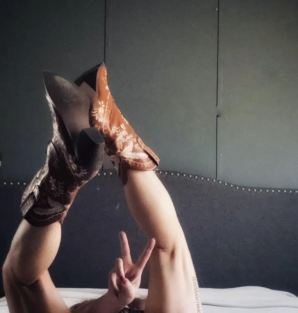 Whose bed have your boots been under? posted by sweetdaiseymae