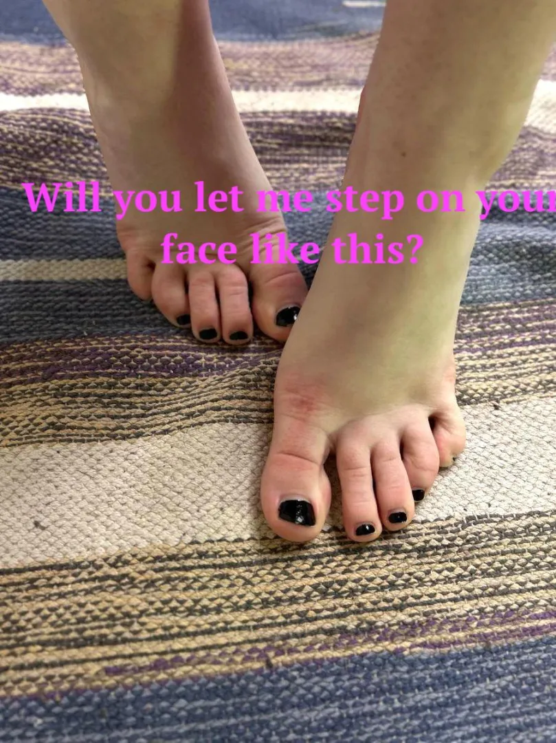Whose face can I step on? posted by _HushBunny