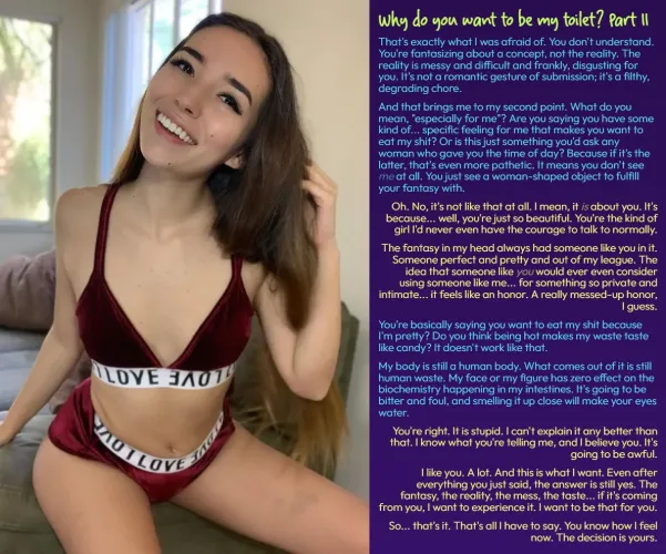 Why do you want to be my toilet? Part II [Toilet] by ishoweredandimwetnow