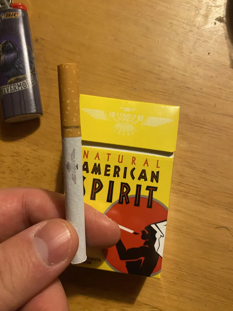 Why does the logo on spirit cigarettes look more faded now, remember it used to be more darker and bold posted by Primary_Thing3968