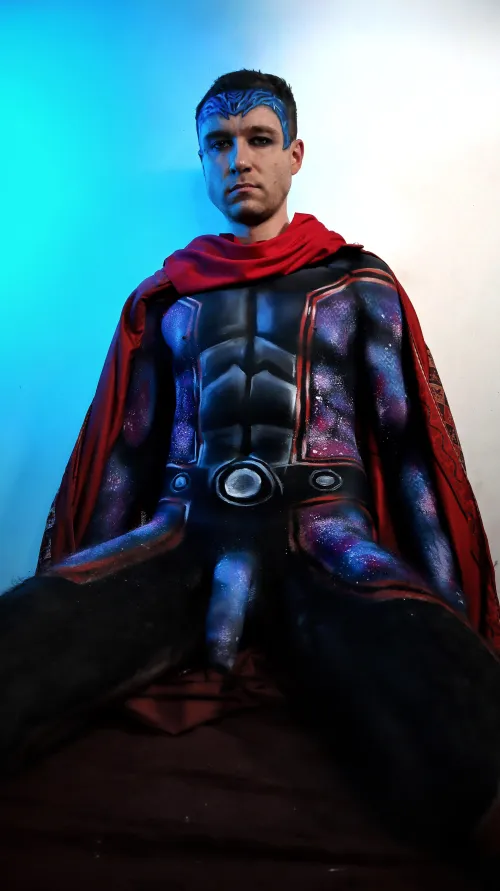 Wiccan, complete with his Galaxy inspired dick by PicAsssHole