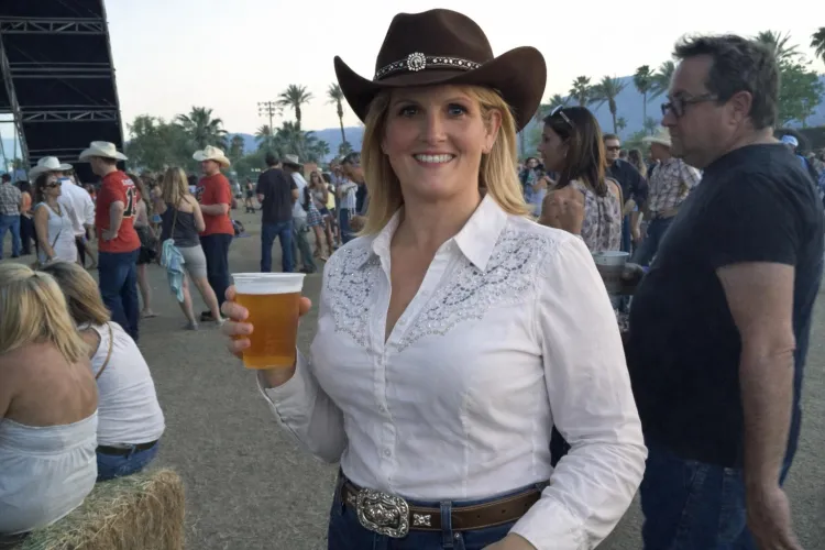 Wife at StageCoach music festival about 10 years ago by Puck2U2