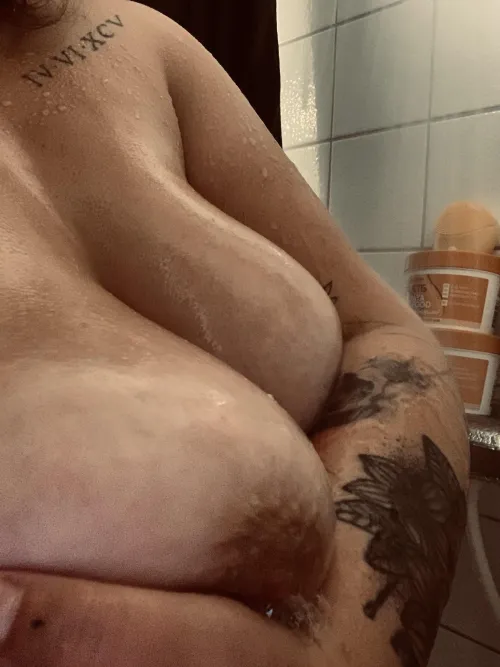 Wife oiled up in the shower #swedishcouple by Asleep_Street2763
