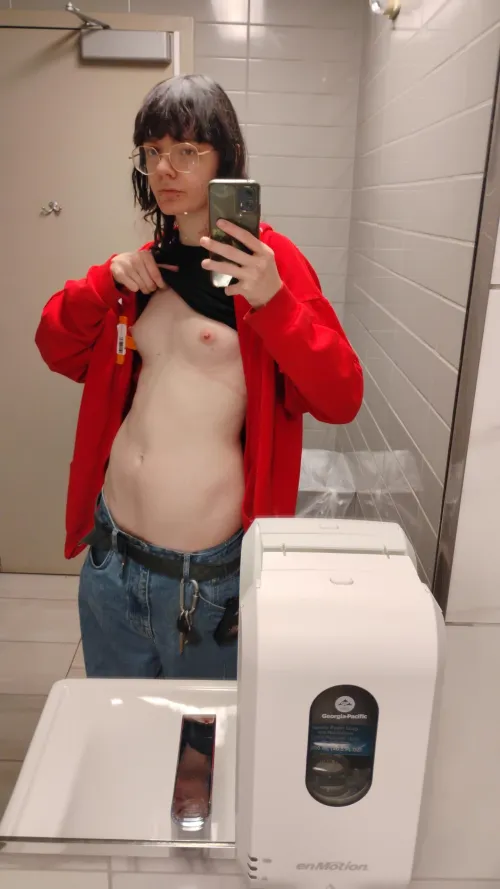 Wife played with me in the backroom of work today ミ⁠●⁠﹏⁠☉⁠ミ by transyouregender