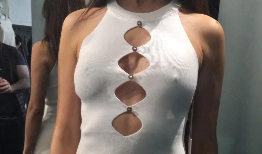 Wife Posing In Store Dressing Room While Husband Snaps Pics by AsianSwingingHotWife