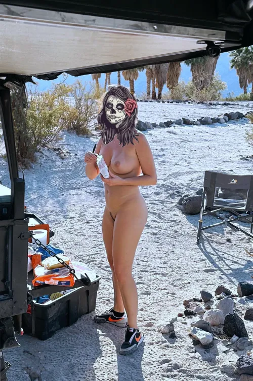 Wilderness camping ⛺️ by blackandwhitecouple