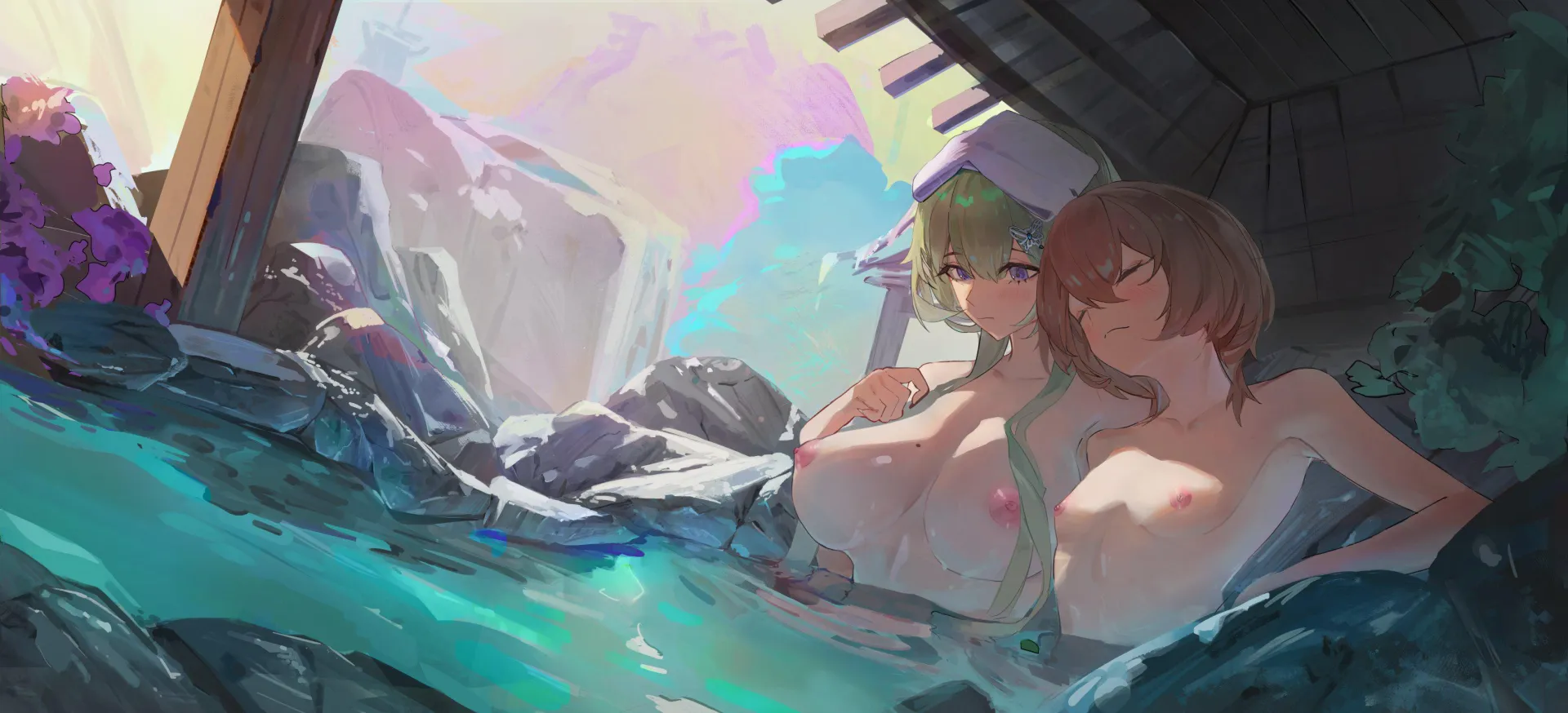 Wilhelmina and Clio (rasupu4) [vtuber] posted by dxt99