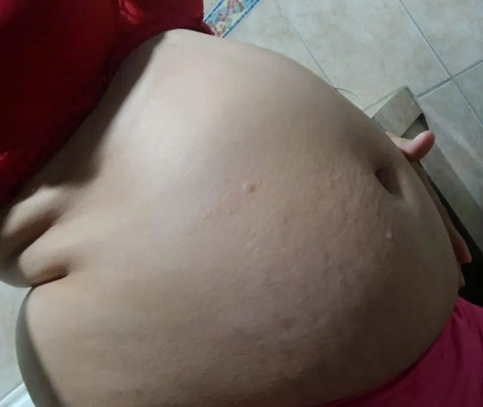 Will you help me rub my pregnant belly? posted by akmv1312