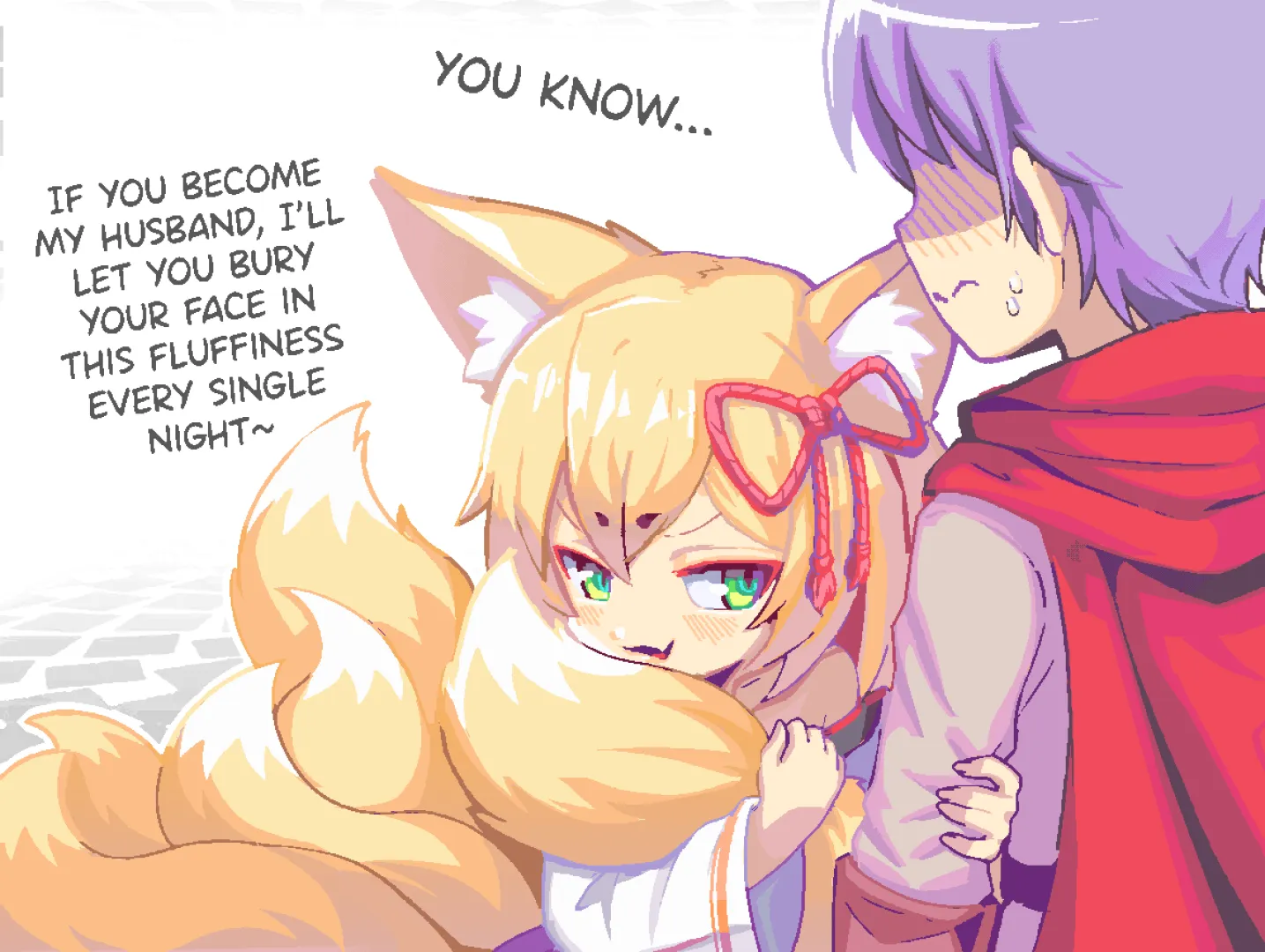 Will You Succumb to the Mofu-Mofu? [OC] posted by Uni_Draws