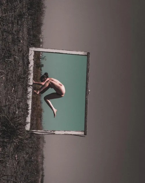 window cling (self shot) by _creature_feature