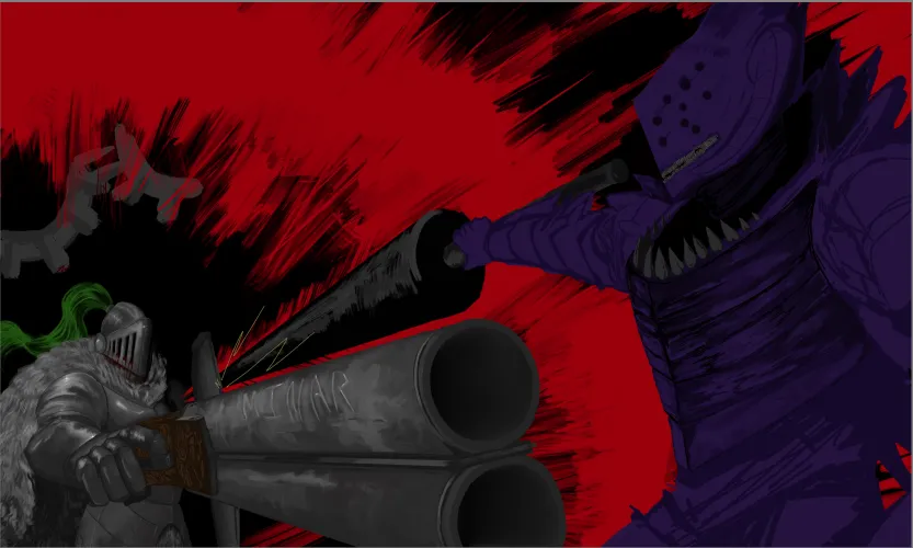 WIP of my Grimm drawing by IreAgnus