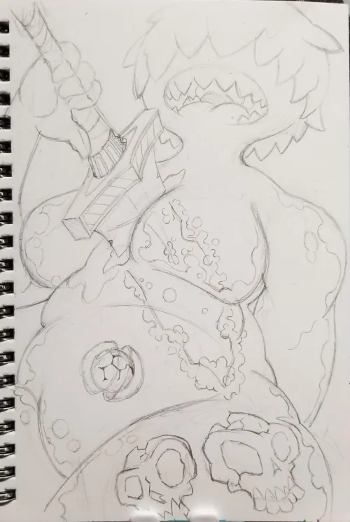 WiP of new Slime Girl by StarB83