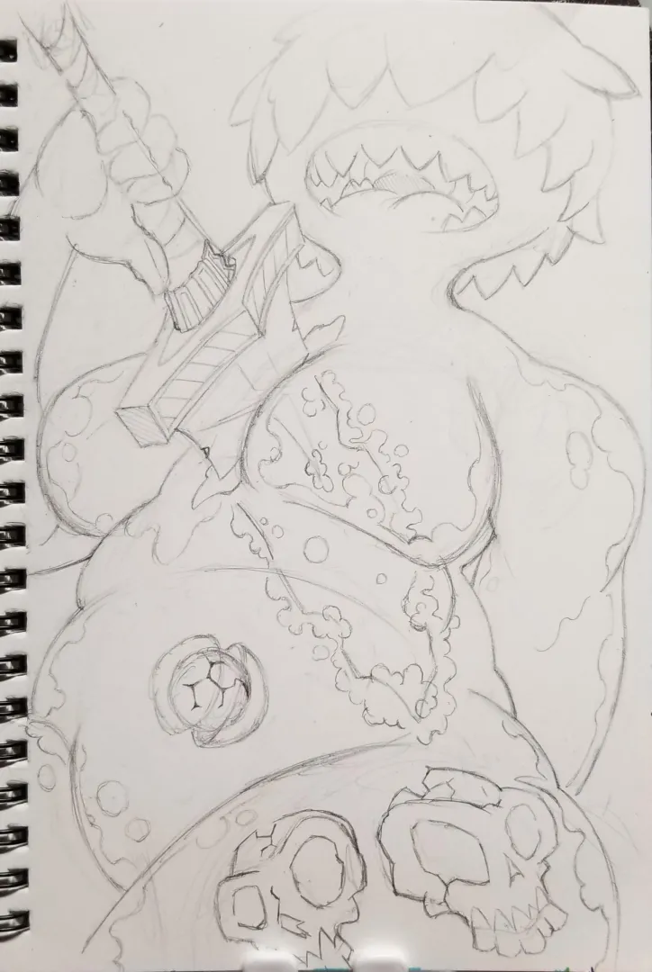 WiP of new Slime Girl posted by StarB83