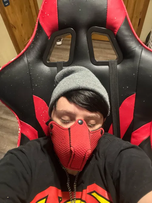 Wolf pup wanting to be used and sleepy by Wildwolf1900